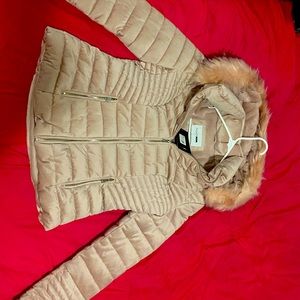 Pink Velvet Puffer Jacket